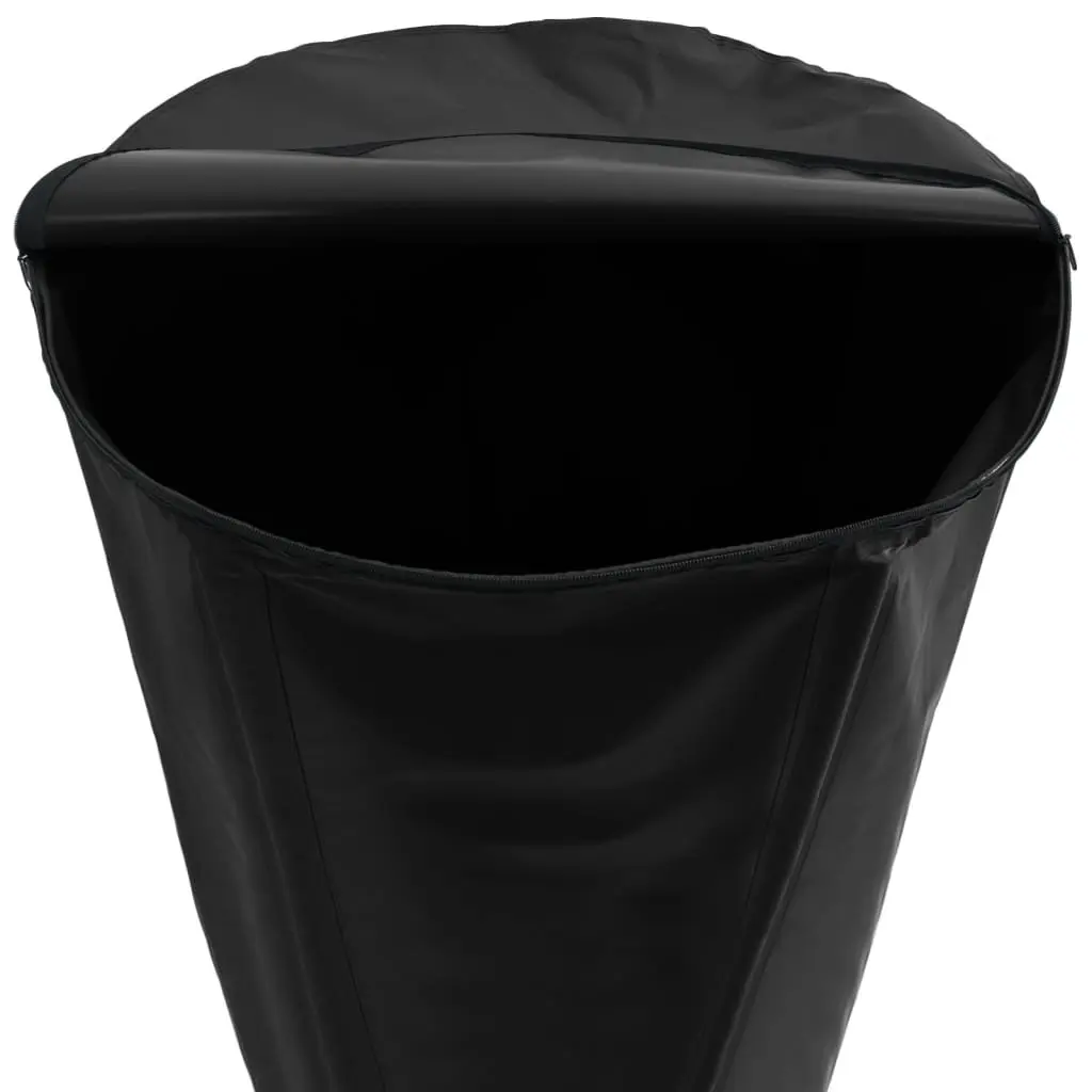 Foldable Water Tank Black 500L Collapsible Rainwater Storage with Tap Outlet
