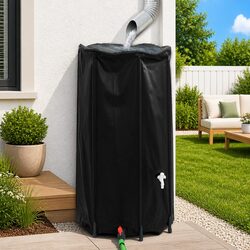 Water Tank with Tap Foldable 250L Collapsible Rain Water Storage Container