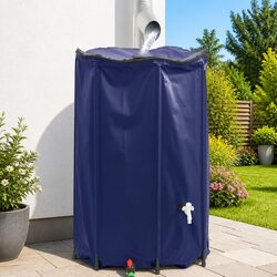 Compact 1000L Water Tank with Tap and Hoses