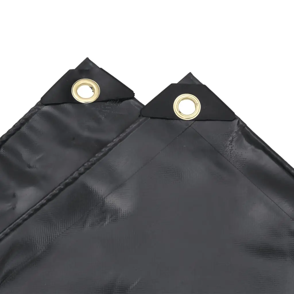 Heavy Duty Tarpaulin Anthracite 4x4m Waterproof UV Resistant Tear Resistant