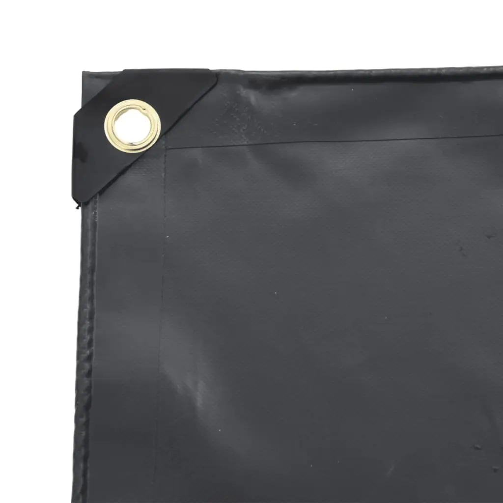Heavy Duty Tarpaulin Anthracite 4x4m Waterproof UV Resistant Tear Resistant