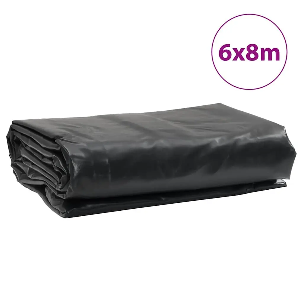 Heavy Duty Tarpaulin Anthracite 6x8 m Waterproof UV Resistant