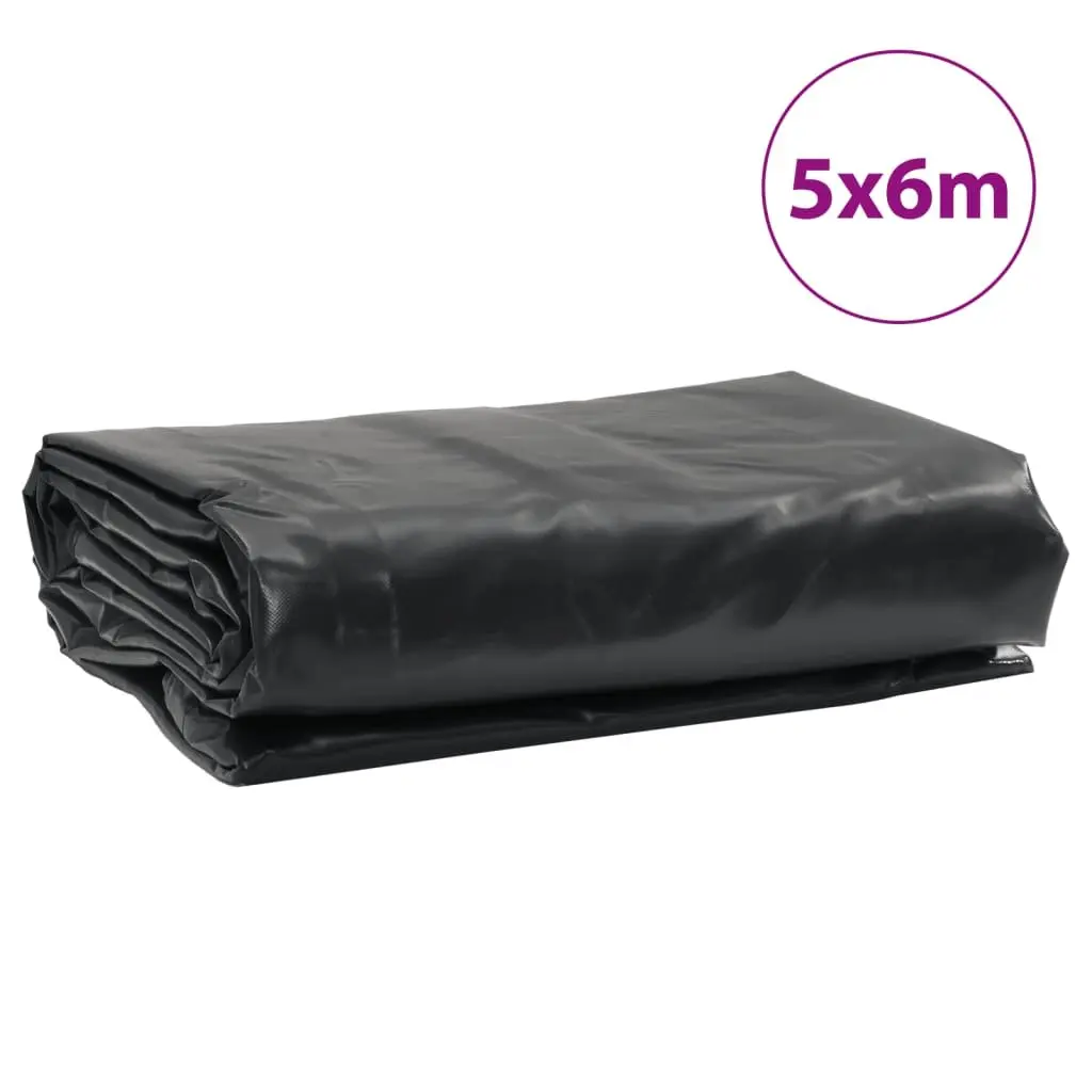 Heavy-Duty Tarpaulin Anthracite 5x6m Waterproof Durable Outdoor Protection Cover