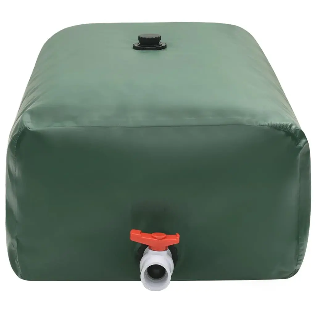 Foldable Water Tank Green 100L Durable PVC Construction with Tap
