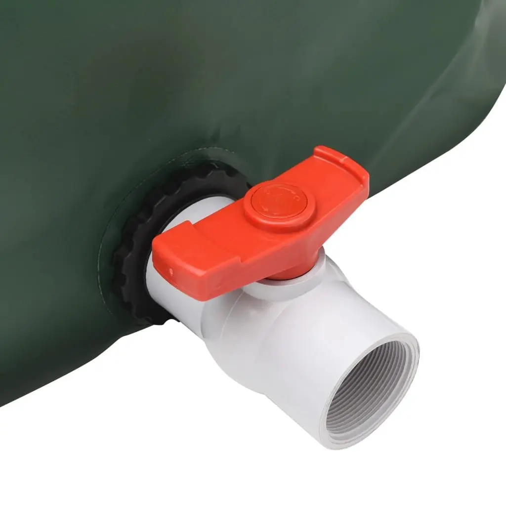 Foldable Water Tank Green 100L Durable PVC Construction with Tap