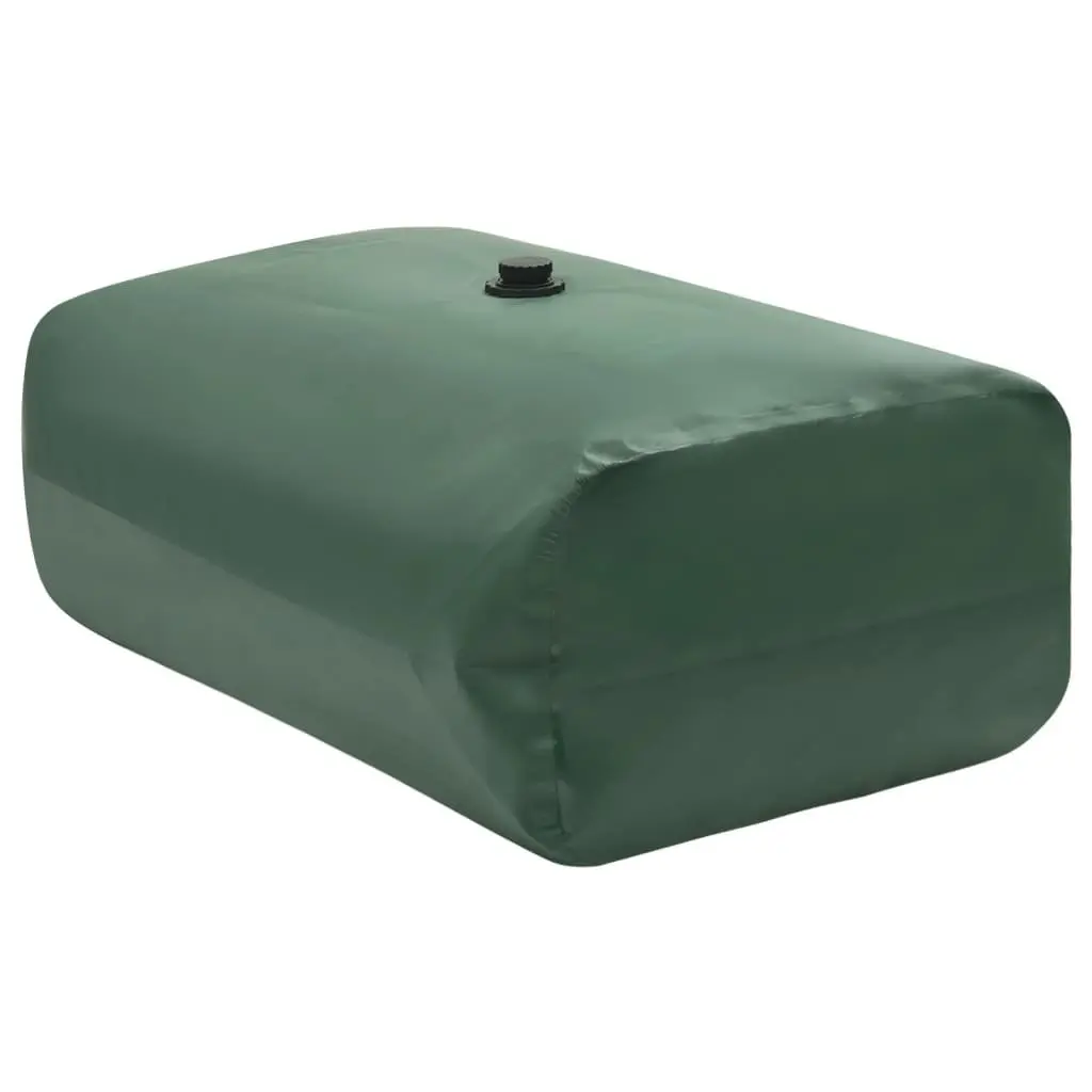 Foldable Water Tank Green 500L with Tap for Garden Rainwater Collection and Storage