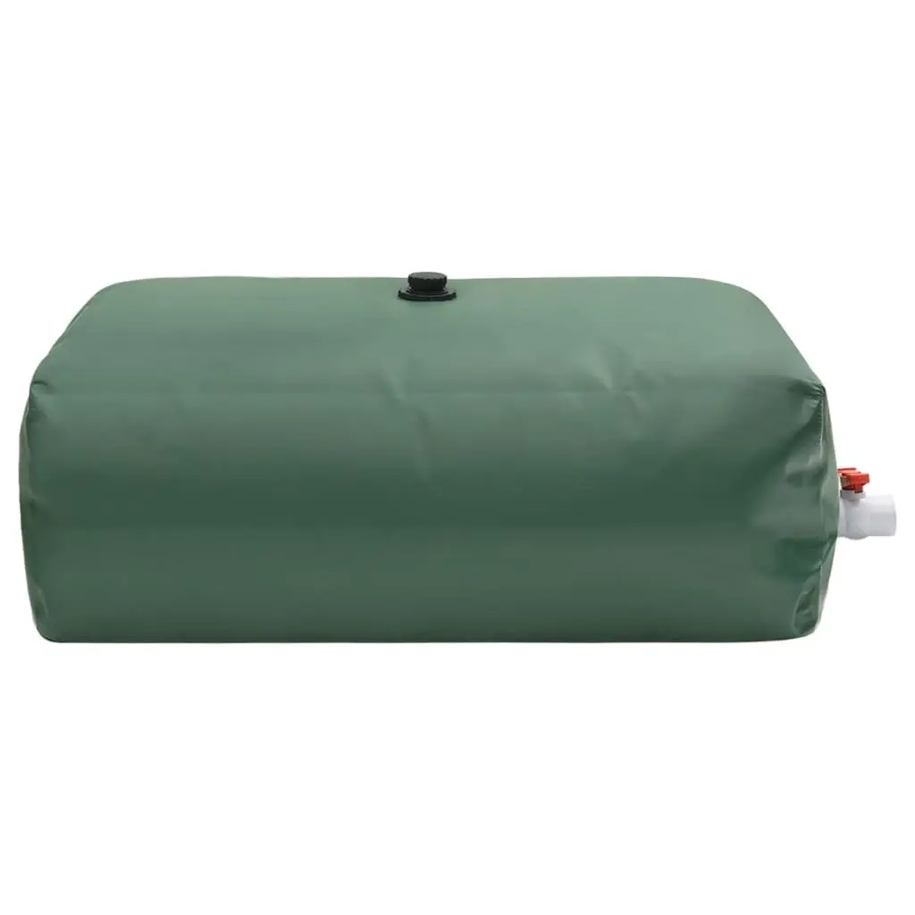 Water Tank Green 1500L Foldable PVC with Tap