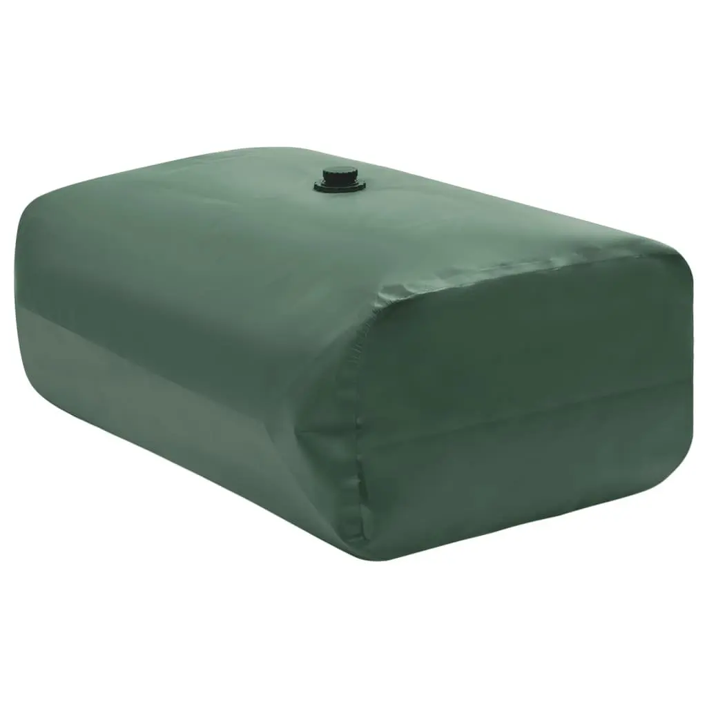 Water Tank Green 1500L Foldable PVC with Tap