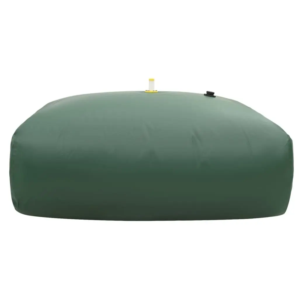 Foldable Water Tank Green 2100L Durable PVC Tear-Resistant Lightweight with Tap