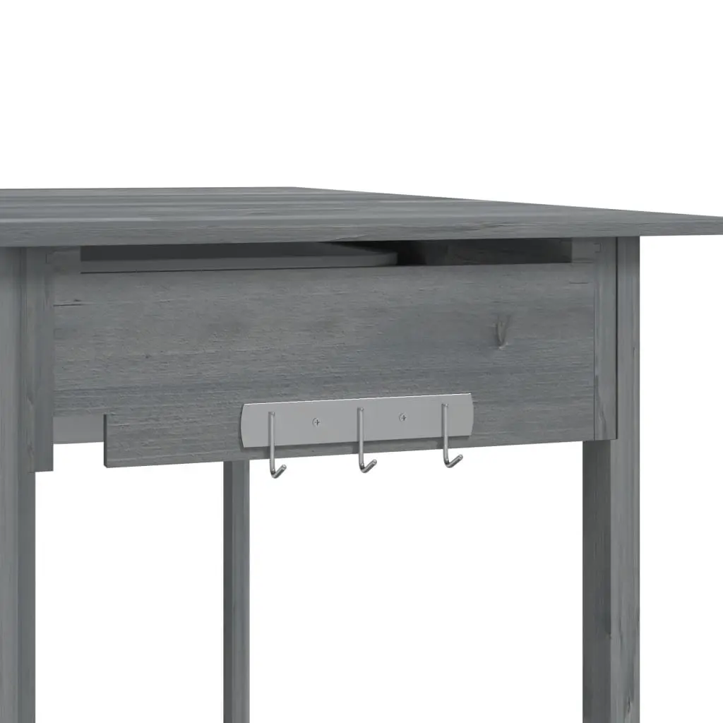 Potting Table with Sink Grey Solid Wood Garden Workbench Plant Stand Storage