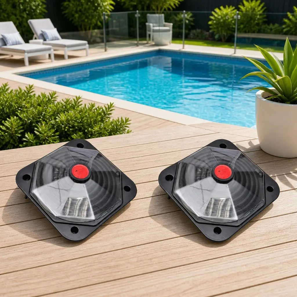 Solar Pool Heater Black Set of 2 High Efficiency Free Heating System