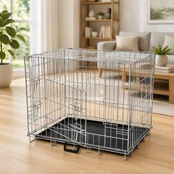 Foldable Dog Bench in Black for Easy Storage