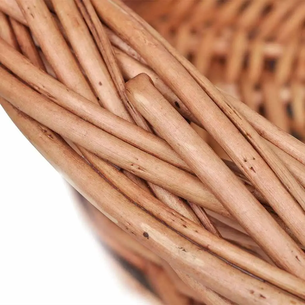 Dog Basket Pet Bed Brown 90cm Woven Indoor Outdoor