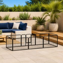 8-Panel Dog Playpen for Flexible Use