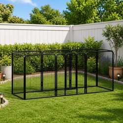 Concise 8-Panel Dog Playpen 80x100cm for Pets