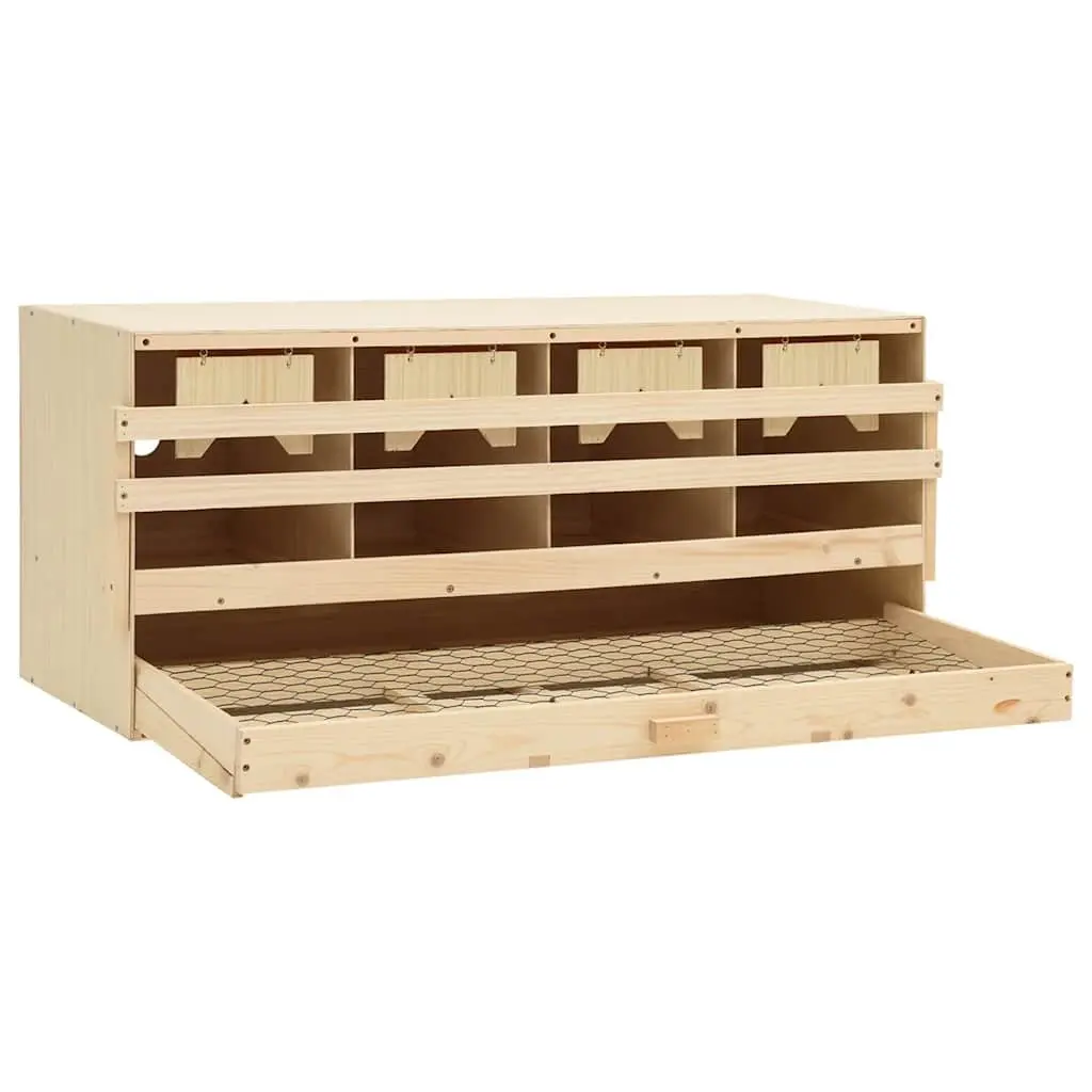 4-Compartment Nesting Box for Chickens