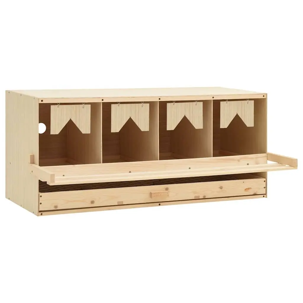 4-Compartment Nesting Box for Chickens