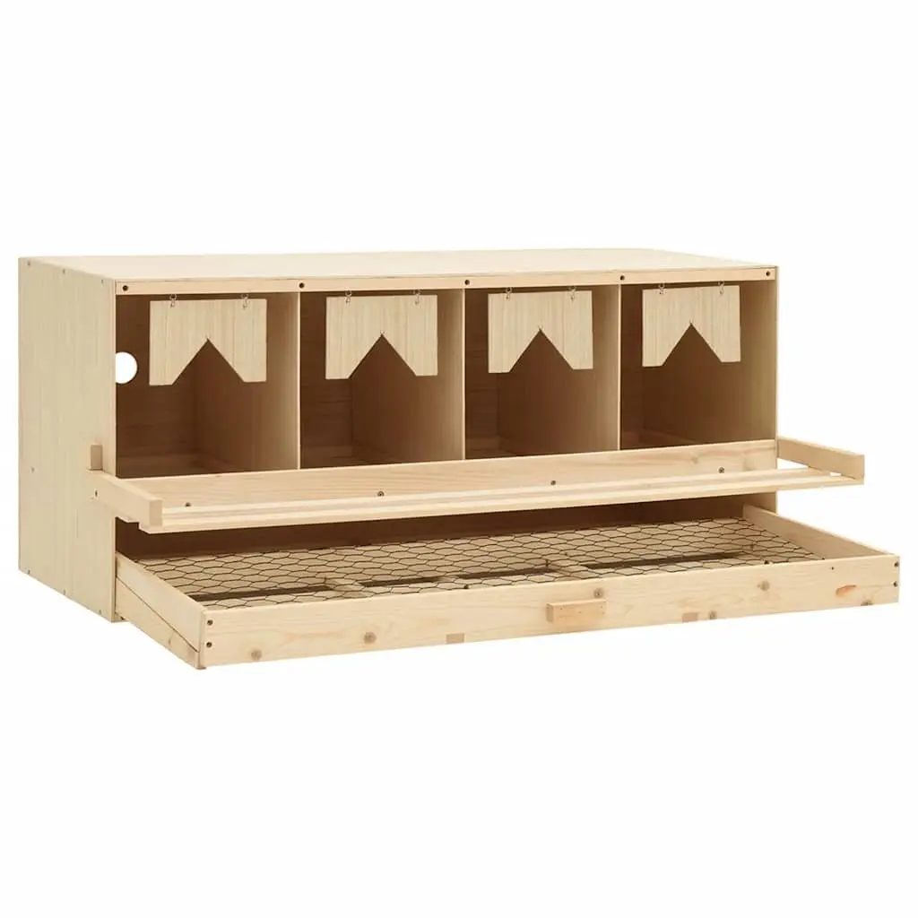 4-Compartment Nesting Box for Chickens