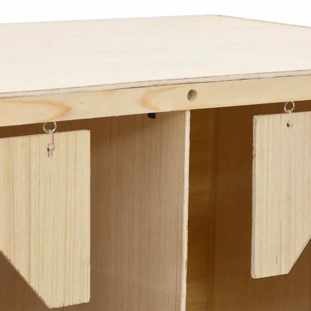4-Compartment Nesting Box for Chickens