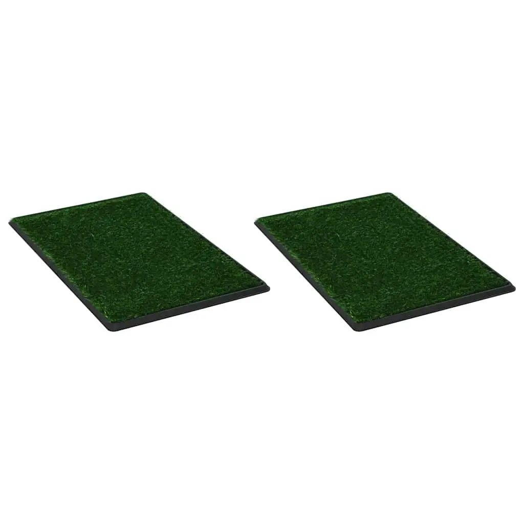 Pet Training Toilet with Turf, 2 Units