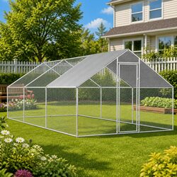 Compact Chicken Cage 2.75x6x1.92m for Outdoor Use