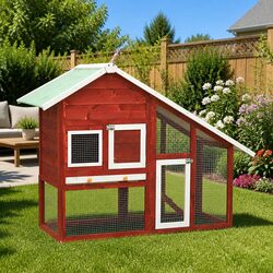 Outdoor Rabbit Hutch for Small Animals