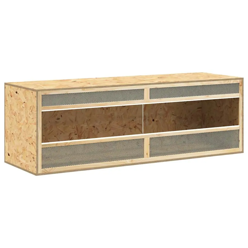 Small Animal Terrarium Multicolour 144 x 46 x 48 cm Glass Front Engineered Wood