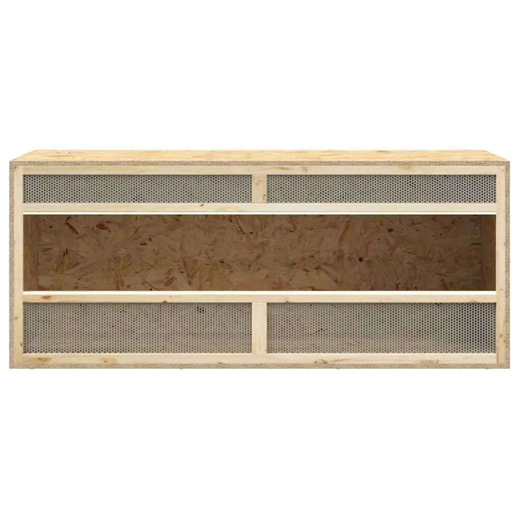 Small Animal Terrarium Multicolour 120 x 50 x 50 cm Engineered Wood Glass Front Panel