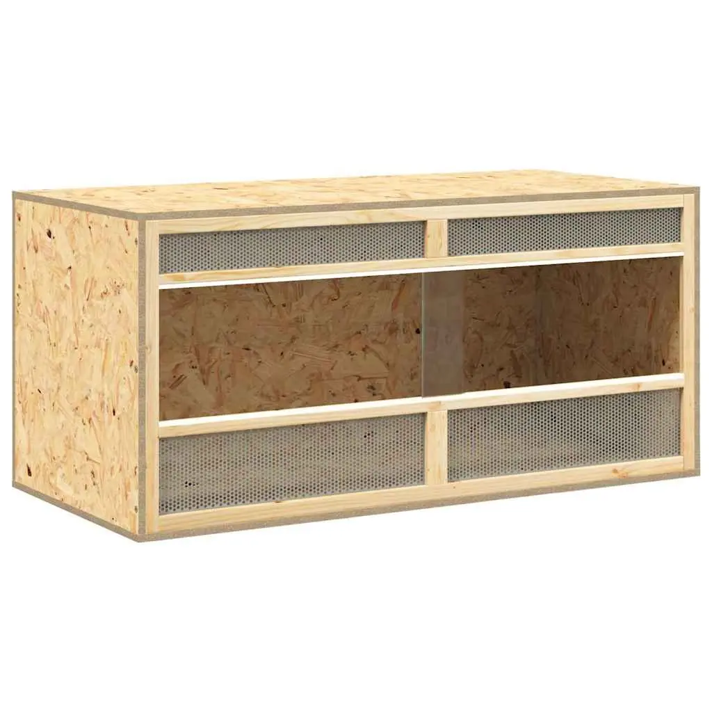 Small Animal Terrarium Multicolour 100x47x47cm Engineered Wood Habitat Enclosure
