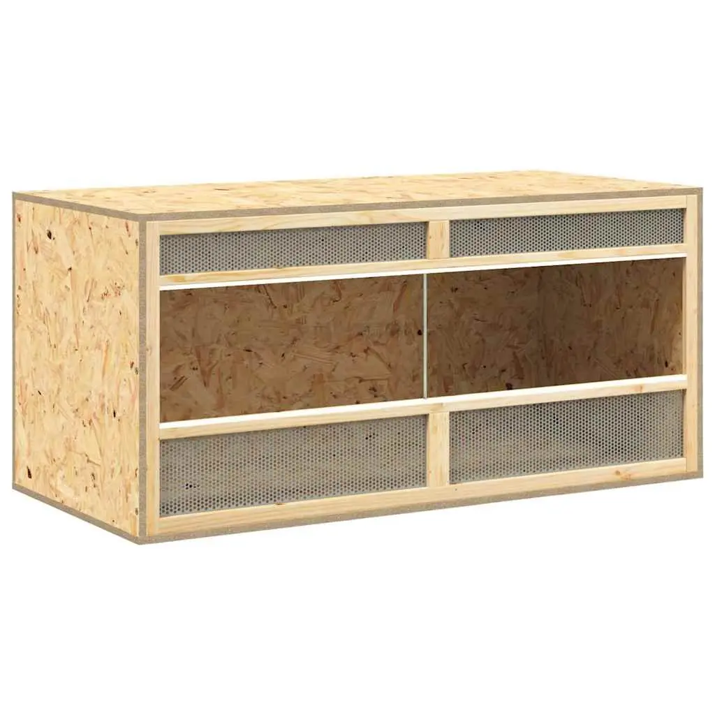 Small Animal Terrarium Multicolour 100x47x47cm Engineered Wood Habitat Enclosure