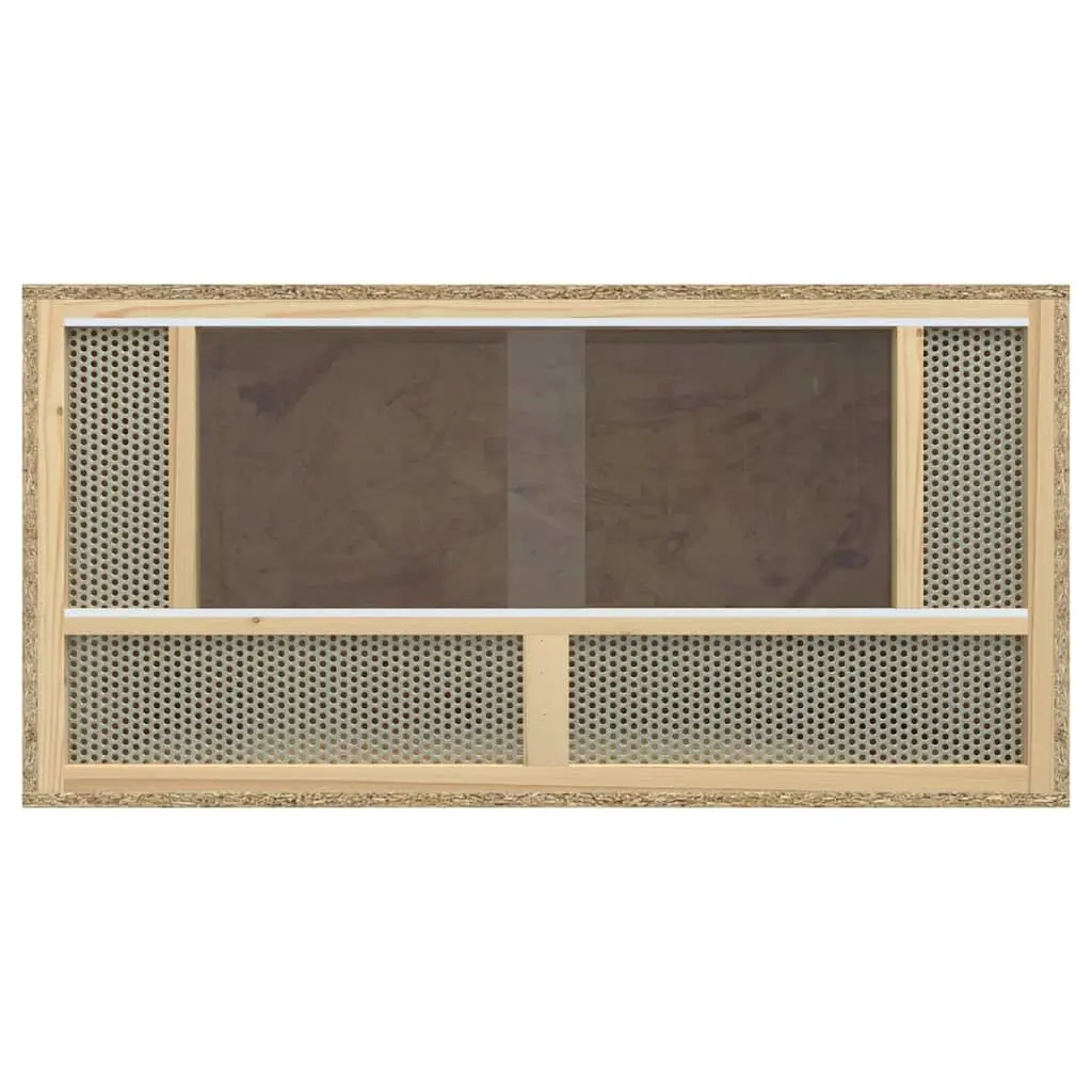 Small Animal Terrarium Multicolour 80x40x40cm Engineered Wood Glass Front Panel