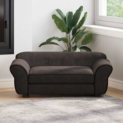 Brown Plush Dog Sofa - Comfort in Every Detail