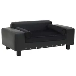 Compact Black Dog Sofa for Your Beloved Pets
