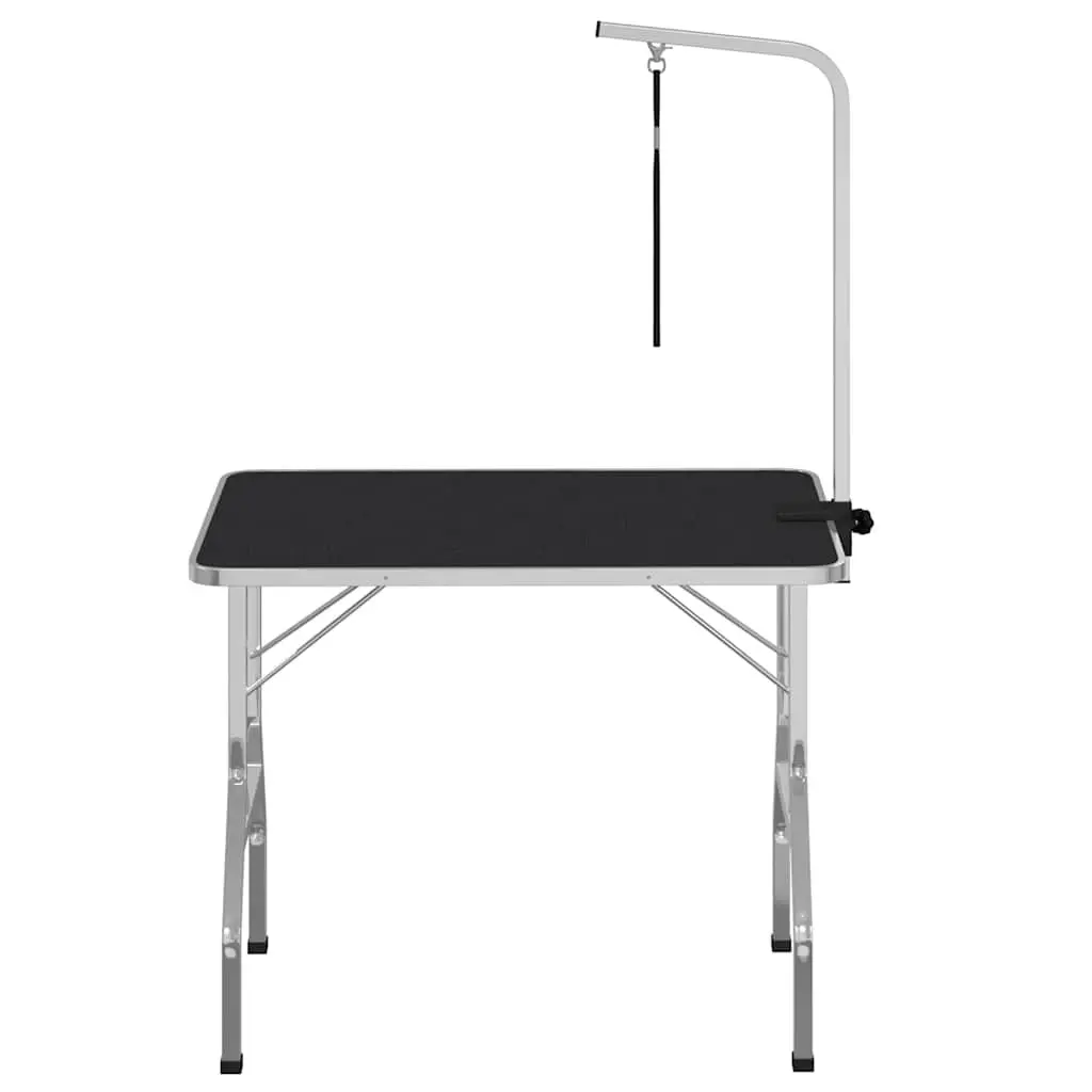 Dog Grooming Table Adjustable Height Stainless Steel Arm Foldable Pet Groomer