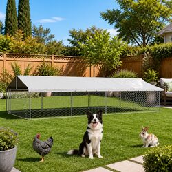 Compact and Sturdy Dog Kennel with Roof for Pets
