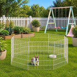 8-Panel Enclosure for Small Pets, Easy to Use