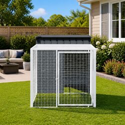Cozy Chicken Cage with Run 110x201x110cm for Your Chickens
