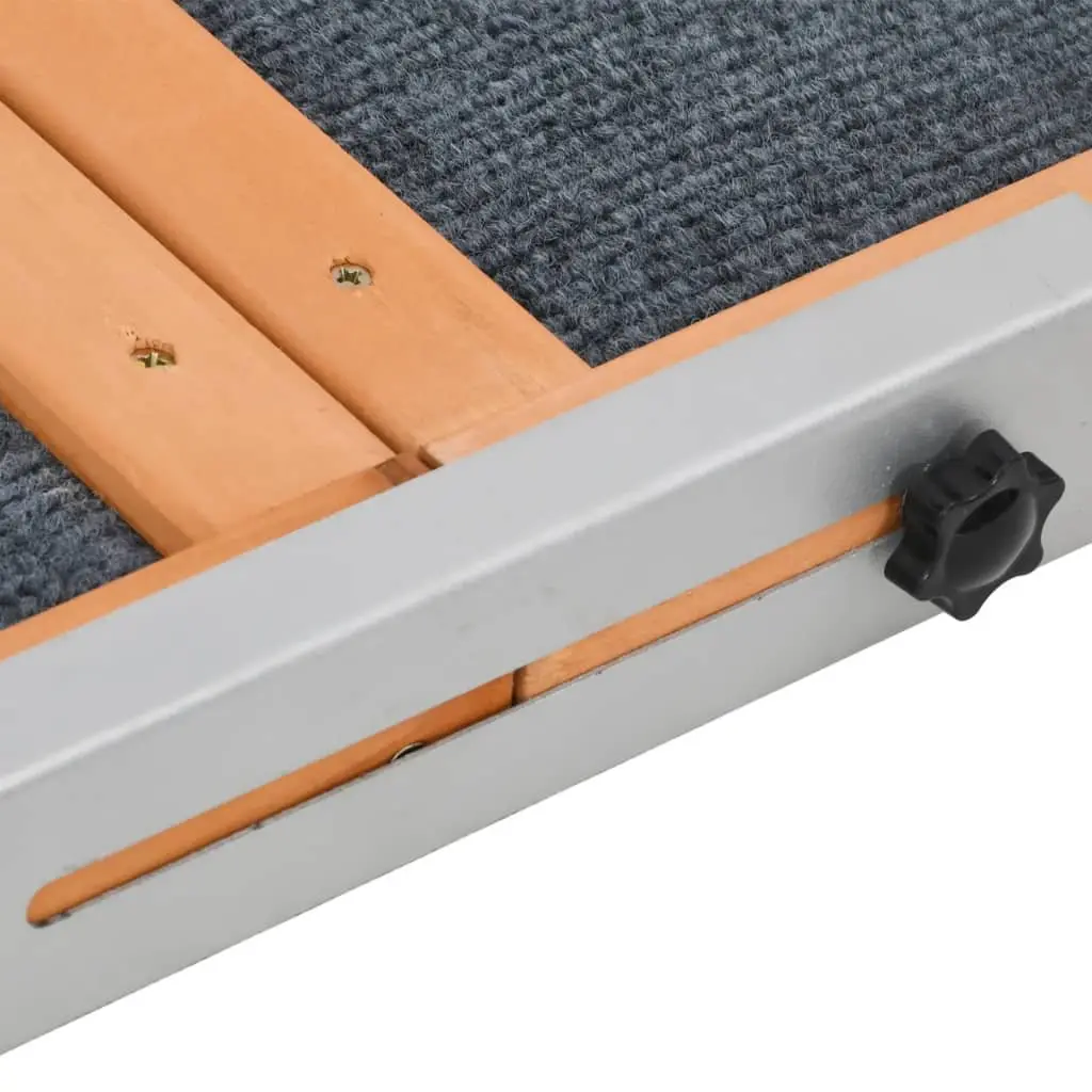 Dog Ramp Grey 120cm Foldable Portable Access for Bed Couch Car