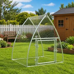 Galvanised Steel Chicken Cage for Small Animals