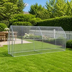 Compact Chicken Cage 400x105x182 cm for Outdoor Spaces