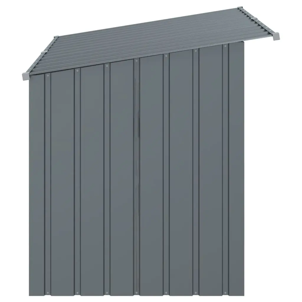 Dog House Anthracite Large Galvanised Steel Construction with Roof