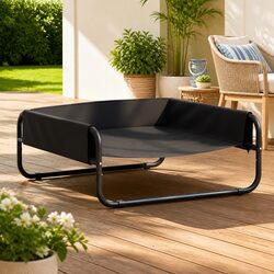 Simple Elevated Dog Bed in Anthracite - For Indoor/Outdoor
