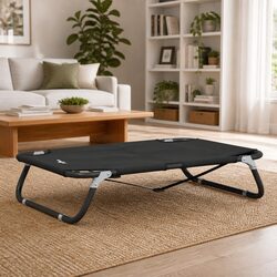 Concise Elevated Dog Bed for Versatile Use