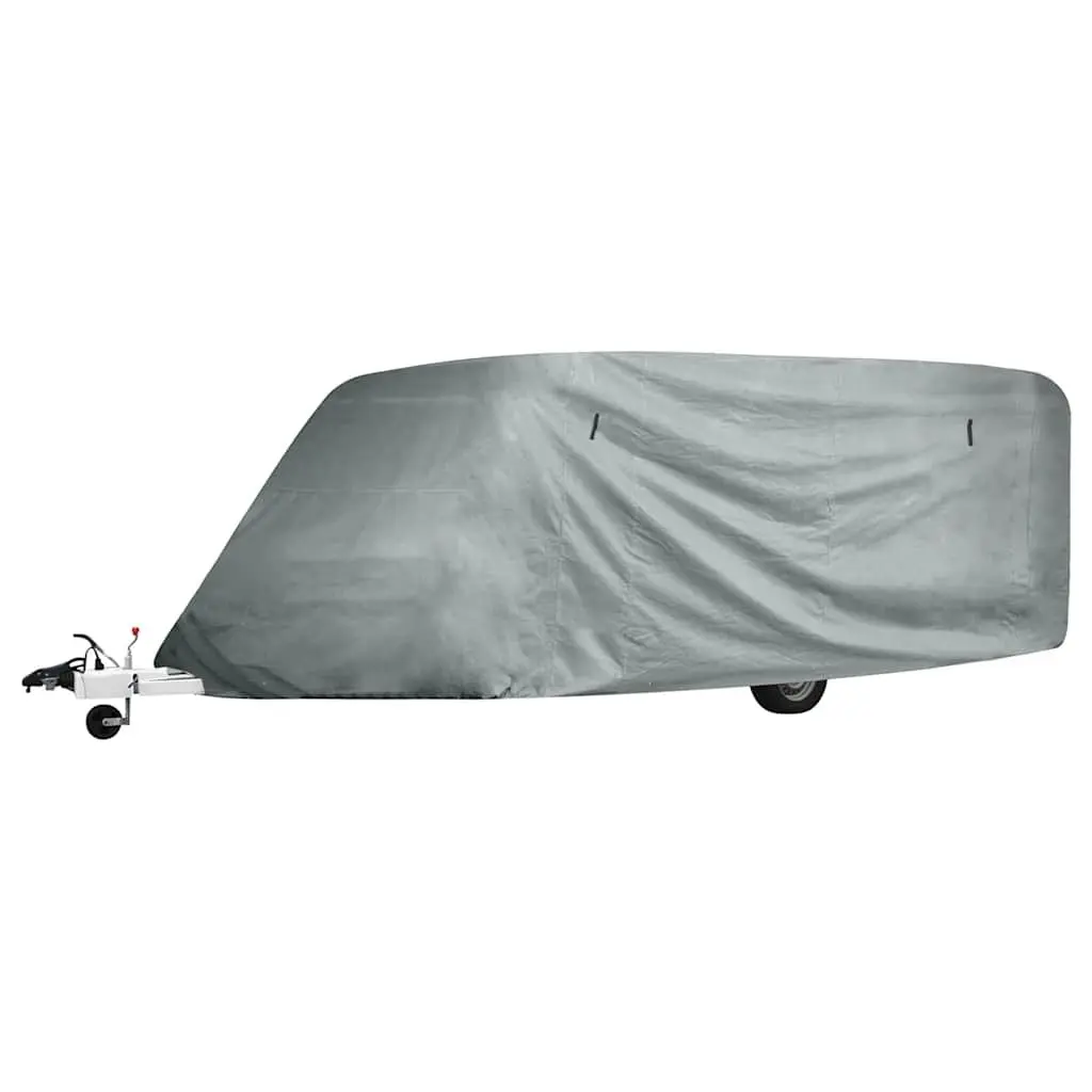 Caravan Cover Grey Small Water Repellent Breathable UV Resistant Storage Protection