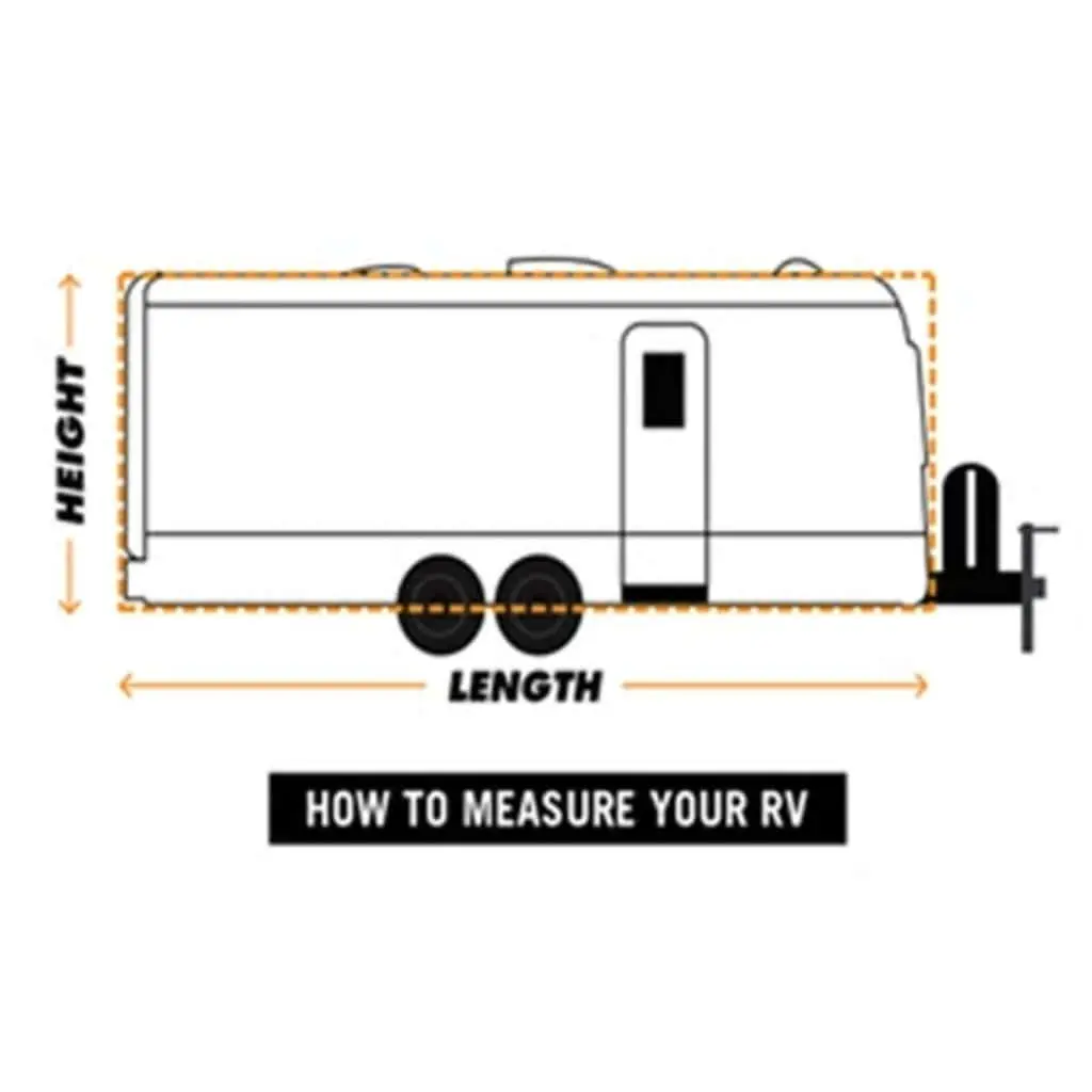 Caravan Cover Grey Small Water Repellent Breathable UV Resistant Storage Protection