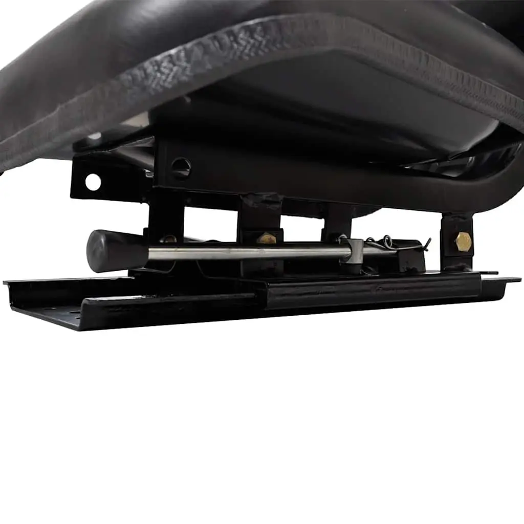 Tractor Seat Black Padded Foam Backrest Comfort Outdoor Garden Equipment