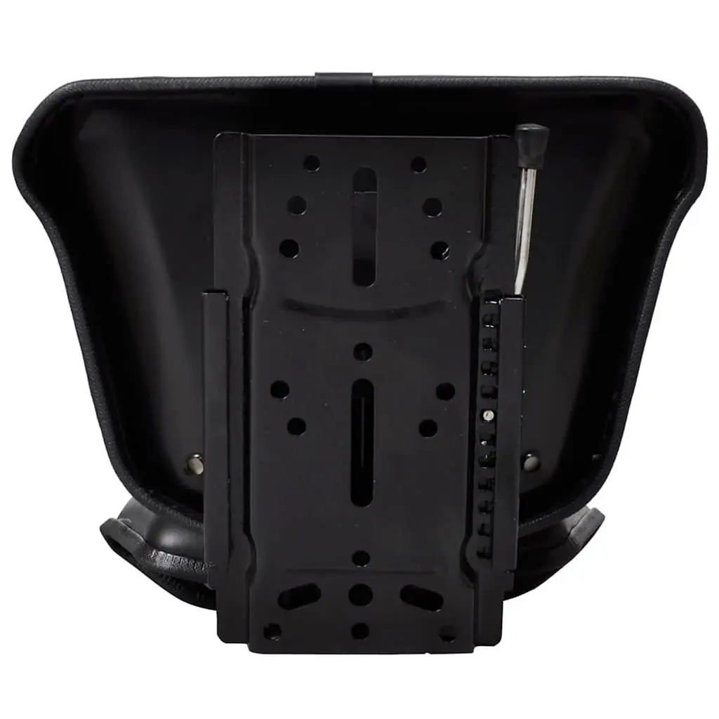 Tractor Seat Black Padded Foam Backrest Comfort Outdoor Garden Equipment