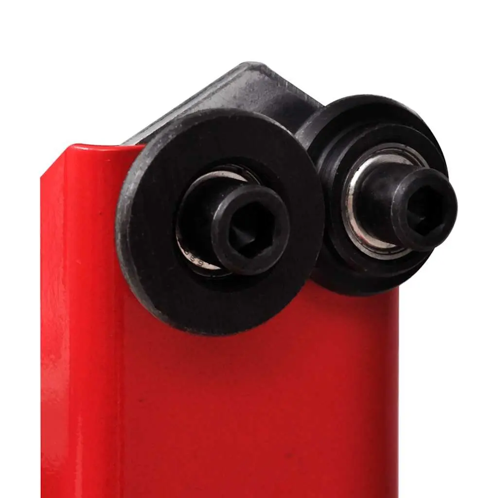 Motorcycle Wheel Balancer Stand Red Steel Gravity-Based System