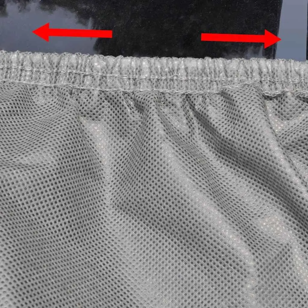 Car Cover Grey M Nonwoven Fabric Automotive Storage Protection