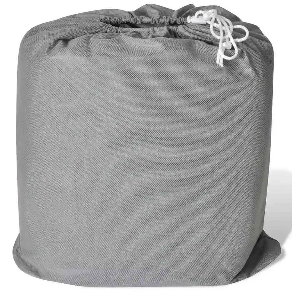 Car Cover Grey XL Nonwoven Fabric Protective Dust Shield
